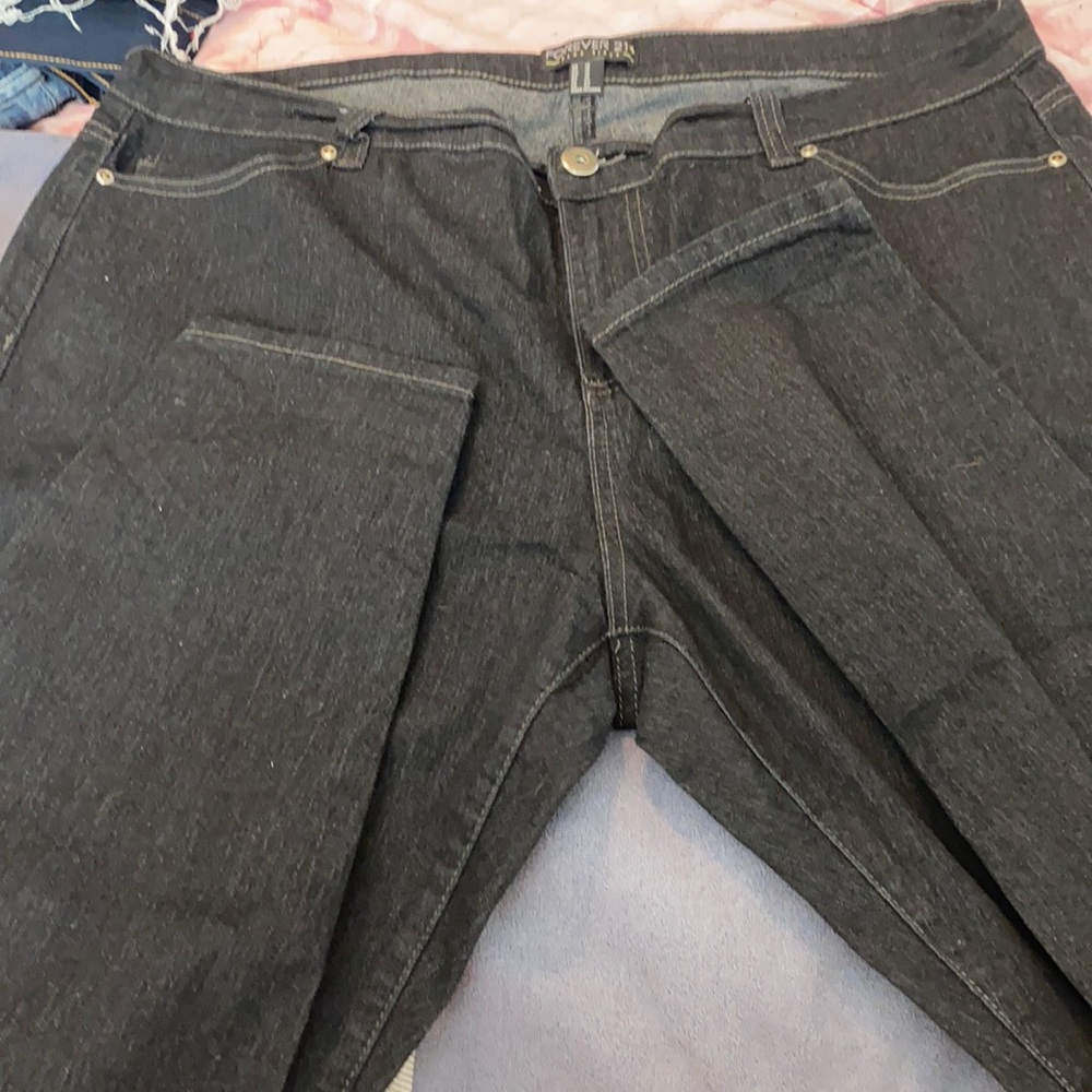Forever 21 plus black jeans size 18